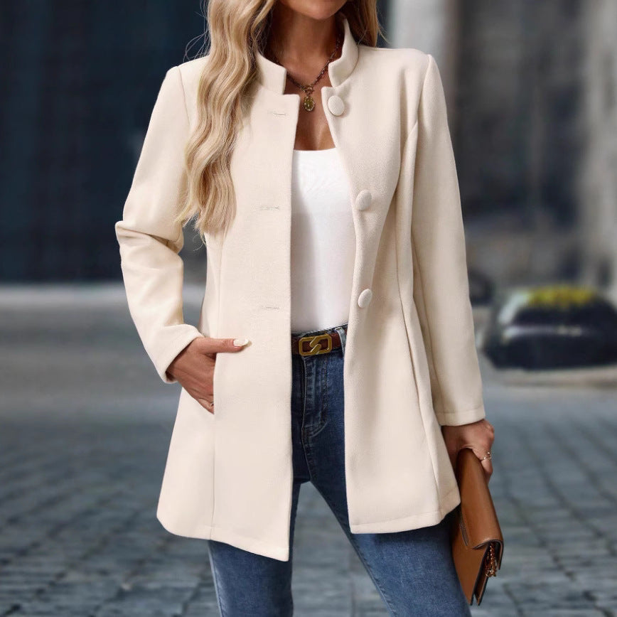 Damen klassischer und eleganter Mantel Drune