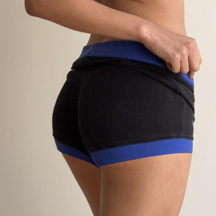 Damen Sportliche Shorts mit elastischem Bund und Kordelzug Drune
