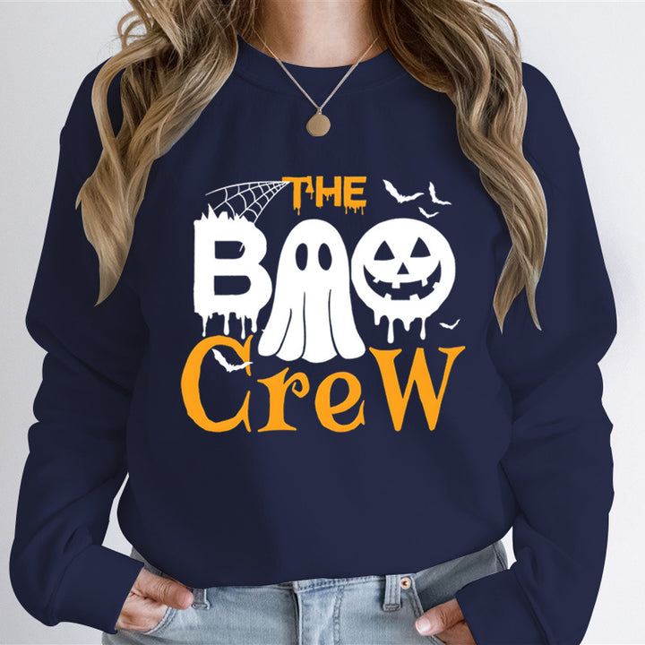 Damen Sweatshirt mit Halloween-Thema und kreativem Grafikdruck Drune