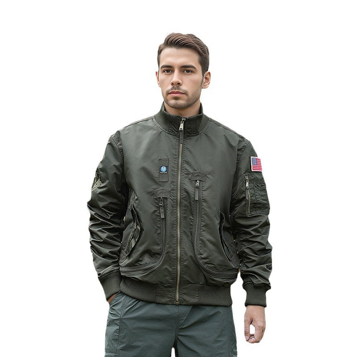 Herren technische Bomberjacke mit funktionalen Taschen Drune
