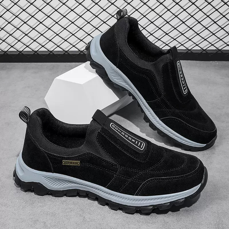 Damen Freizeit Slip-On Sneakers mit atmungsaktivem Obermaterial und rutschfester Sohle Drune