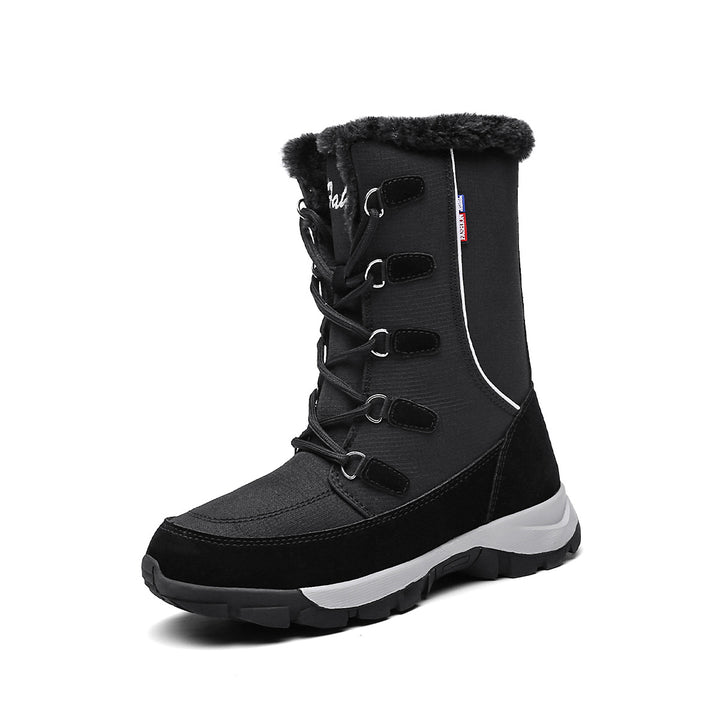 Damen Winterstiefel mit wärmeisolierendem Innenfutter und rutschfester Sohle Drune