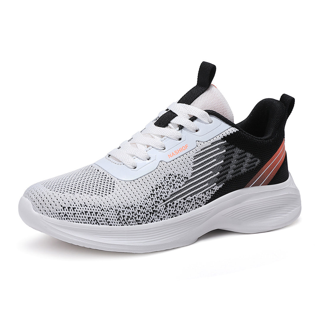 Damen nan federleichte Strick-Walking-Sneaker mit anatomischer Abrollsohle und ultraweicher Komfortinnensohle Drune