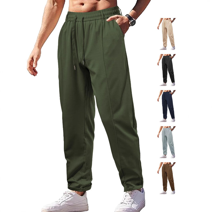 Herren funktionale Freizeithose mit elastischem Bund und praktischen Seitentaschen Drune