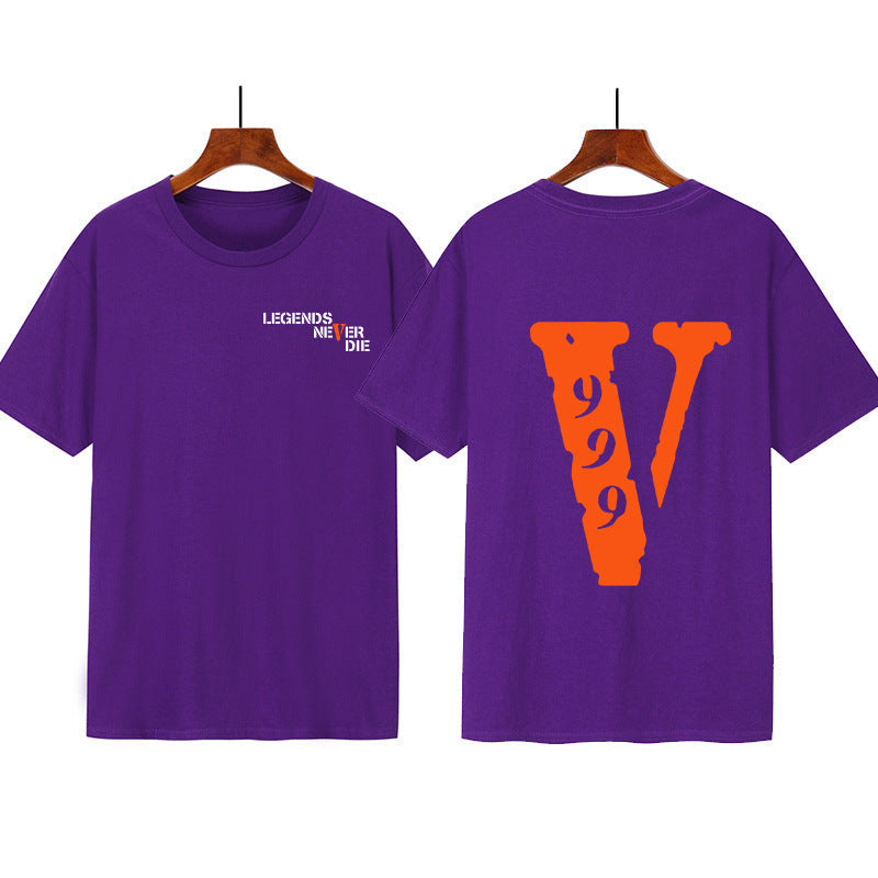Damen Grafik T-Shirt mit originellem Schriftzug und kreativem Design Drune