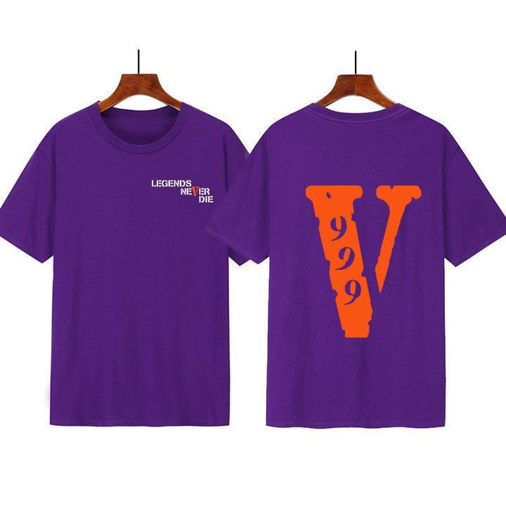 Damen Grafik T-Shirt mit originellem Schriftzug und kreativem Design Drune