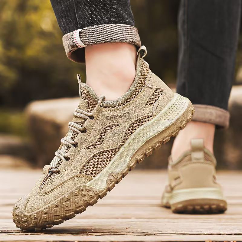 Damen Sportliche Trail-Sneakers mit rutschfester Sohle und atmungsaktiver Mesh-Konstruktion Drune
