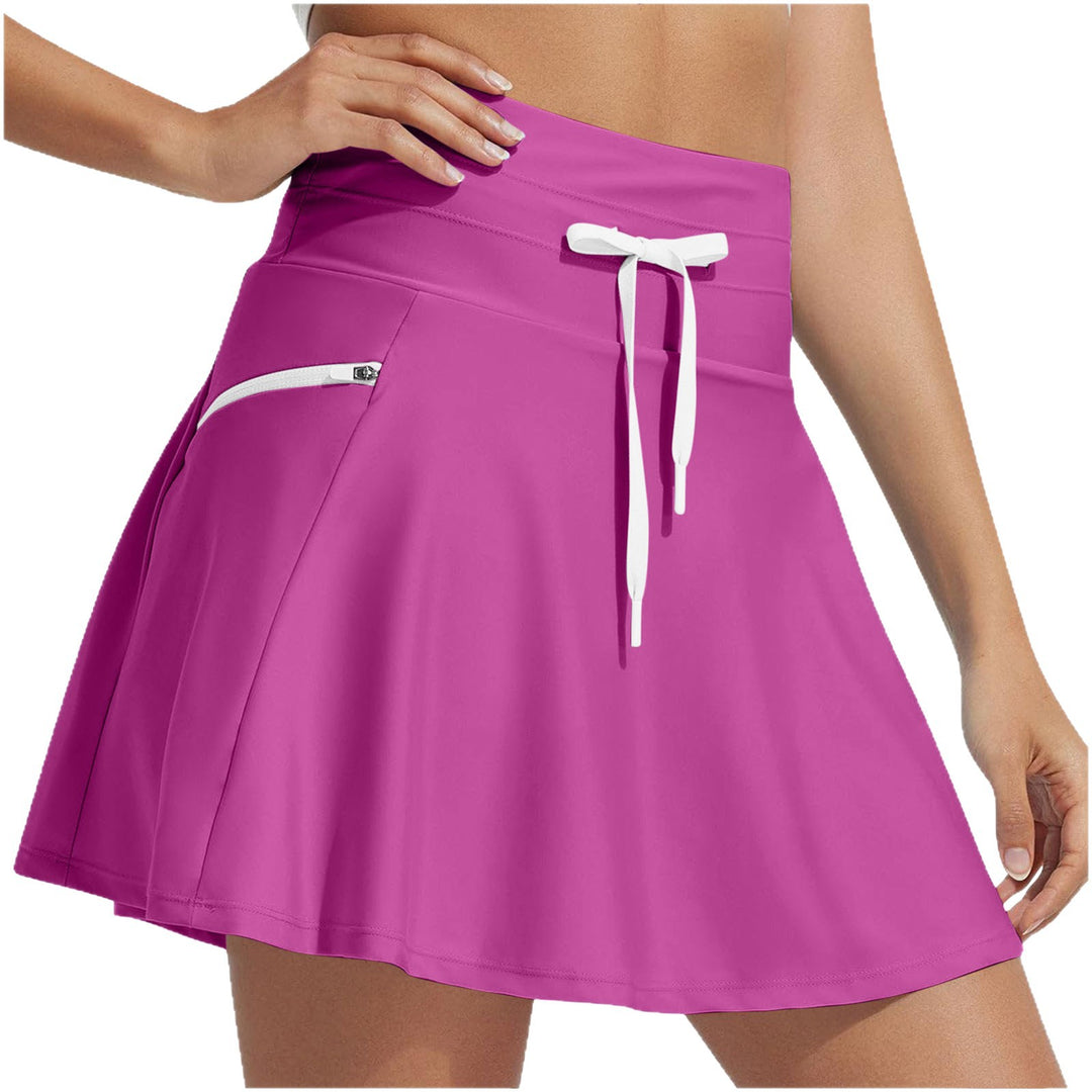 Damen Sportlicher Schwimmrock mit elastischem Bund und praktischen Seitentaschen Drune