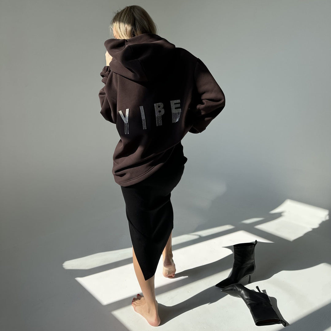 Damen Kapuzenpullover mit kreativem Details und legerem Schnitt Drune