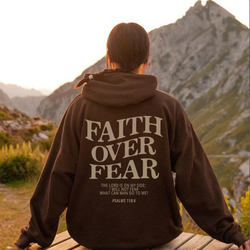 Damen Hoodie mit inspirierendem Schriftzug und bequemer Passform Drune