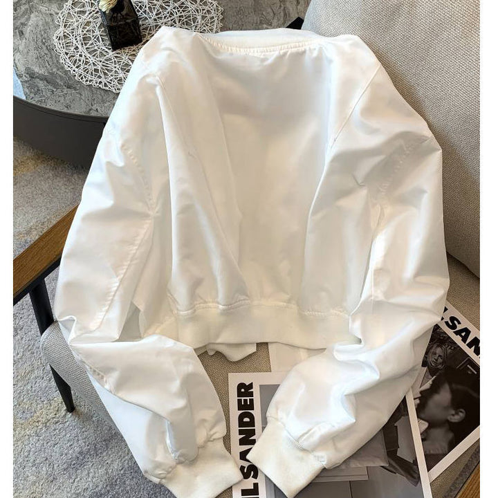Damen modische Bomberjacke mit praktischen Taschen Drune