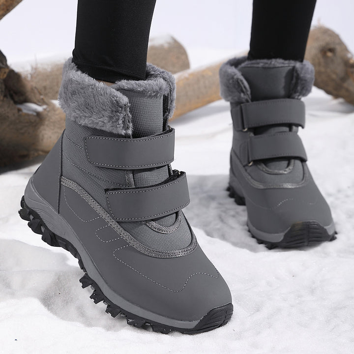 Damen Winterstiefel mit rutschfester Sohle und warmem Innenfutter Drune