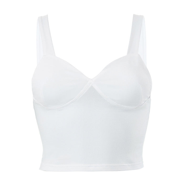 Damen Crop Top mit komfortabler Passform und elegantem Dekolleté Drune