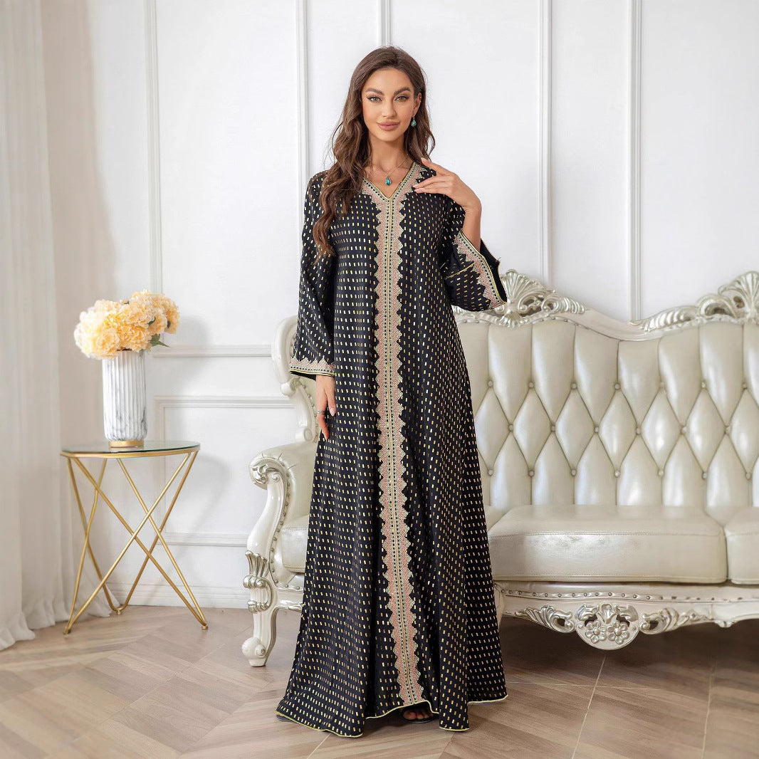 Damen Kaftankleid mit eleganter Schnürung und ärmellosem Design Drune