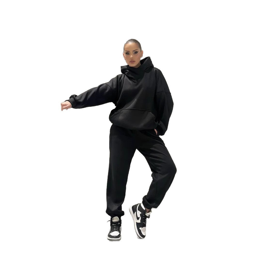 Damen Hoodies und Jogginghose Set Drune