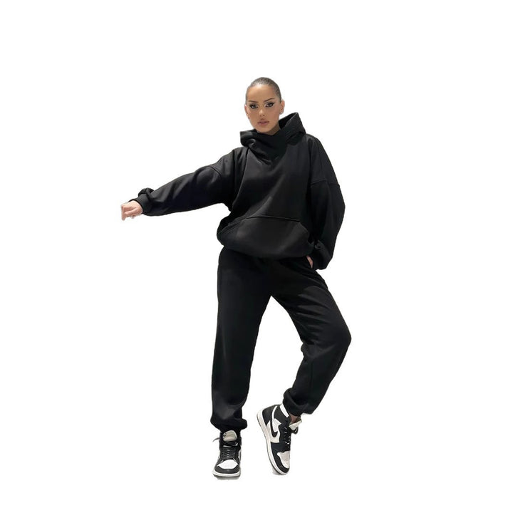 Damen Hoodies und Jogginghose Set Drune