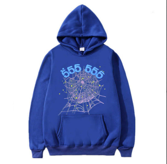 Damen Hoodie mit kreativem Spinnennetz-Motiv Drune