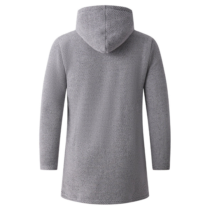 Herren lässige Kapuzenjacke mit weichem Innenfutter Drune