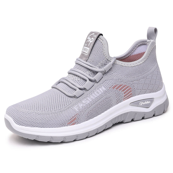 Damen nan Slip-On Lauf- und Alltagsschuh aus nahtlosem Strick mit ergonomischer Stoßdämpfung Drune