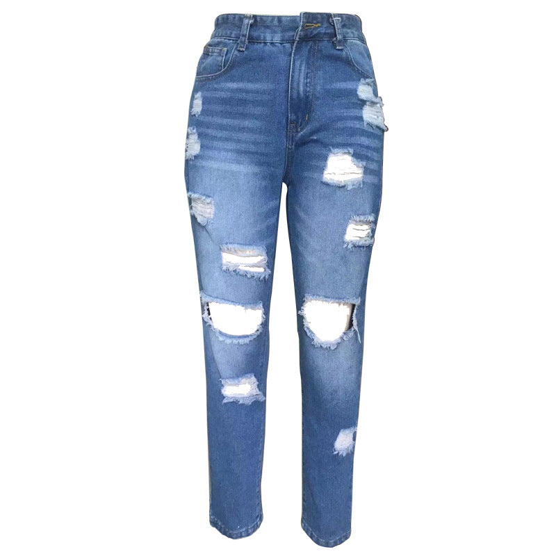 Damen destroyed Boyfriend Jeans Drune