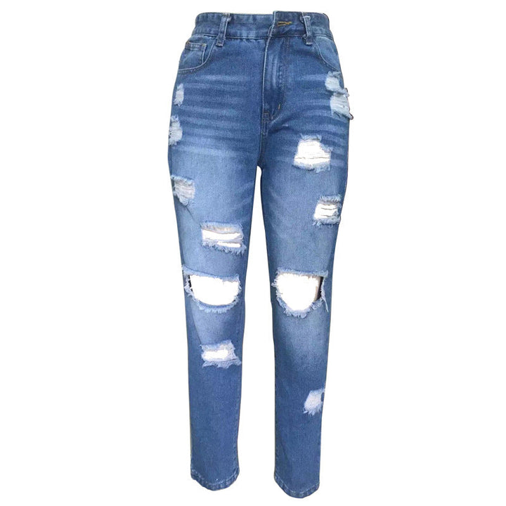 Damen destroyed Boyfriend Jeans Drune