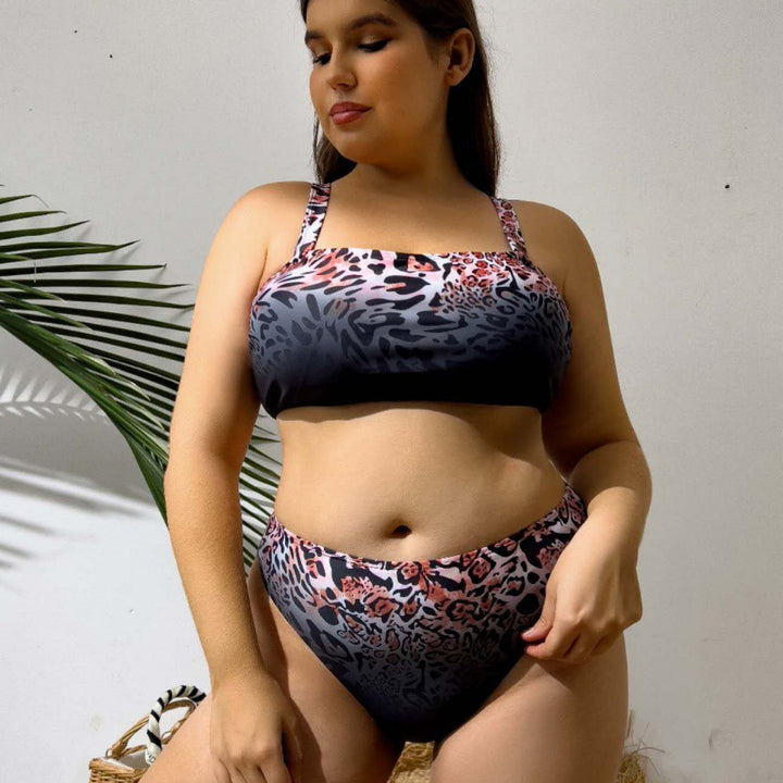 Damen Biquini-Set mit transparenter Strandjacke Drune