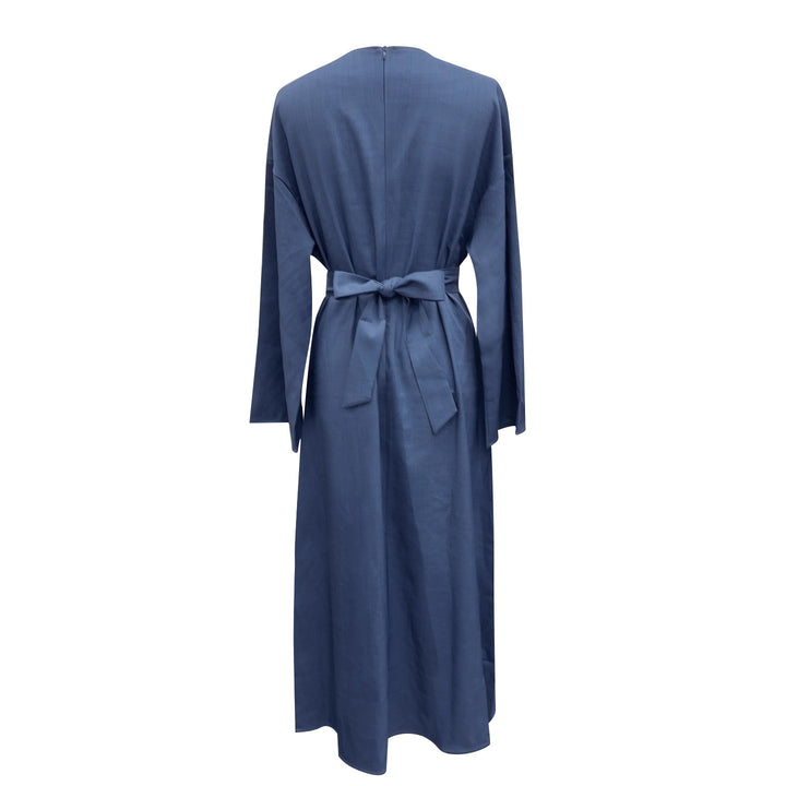 Damen stilvoller Wickelkleid Drune