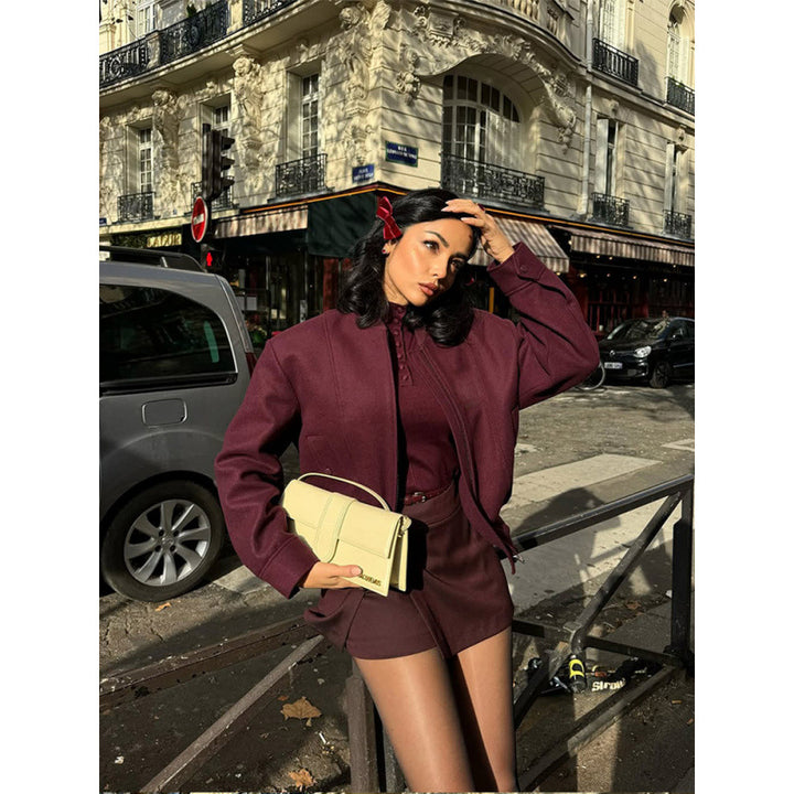 Damen Elegante und lässige Übergangsjacke mit hoher Passform Drune