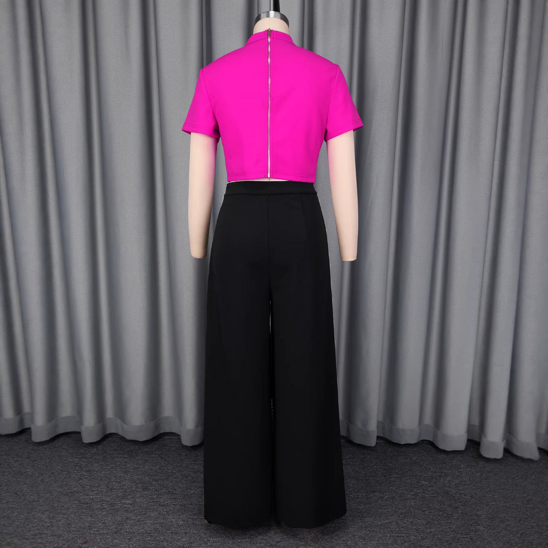 Damen Modische kurzärmlige Bluse mit dekorativem Schleifen-Detail Drune