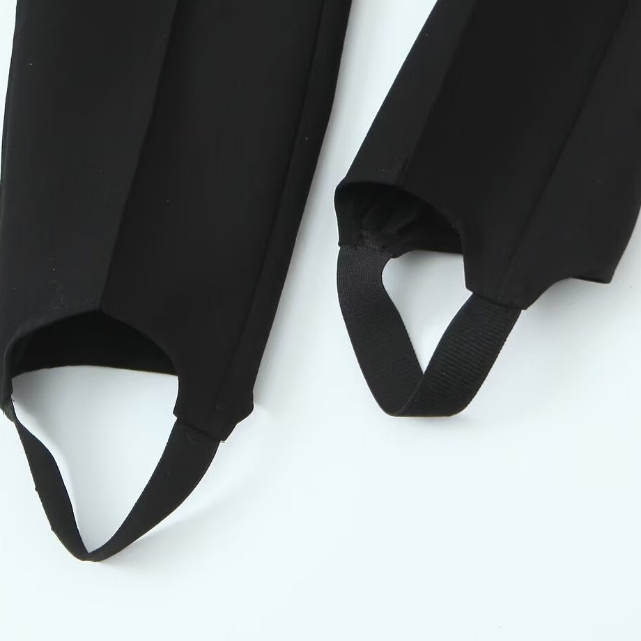 Damen elegante Hochwasser-Hose mit praktischen Schlitzdetails und hochwertiger Verarbeitung Drune
