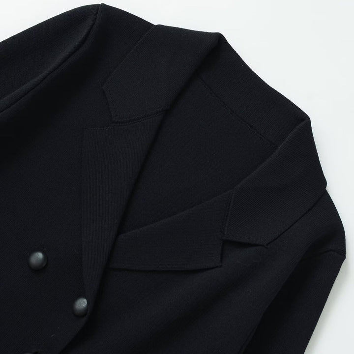 Damen Blazerjacke im eleganten Design mit doppelter Knopfleiste und tailliertem Schnitt Drune
