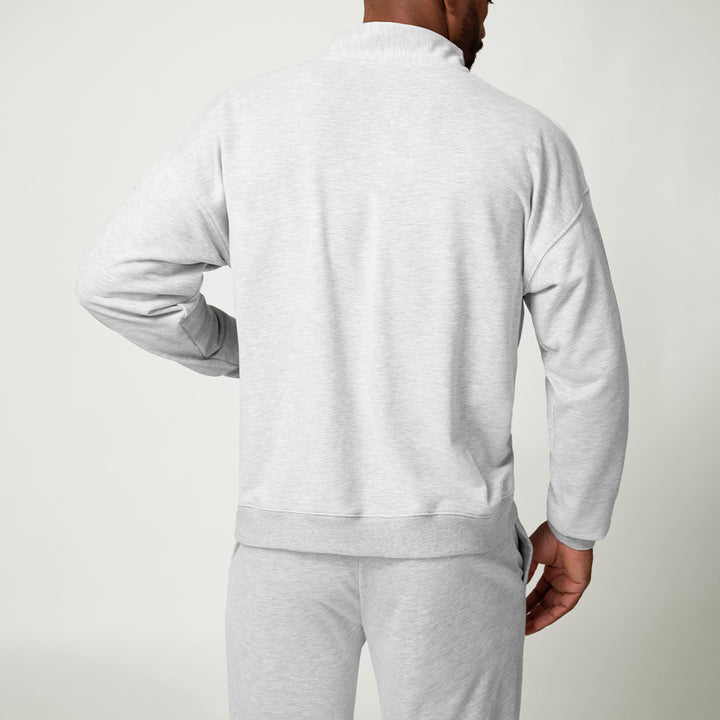 Herren Sweatshirt mit kurzem Reißverschluss Drune