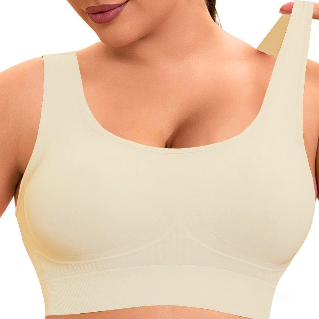 Damen Komfort-BH mit nahtlosem Design und stützendem Unterbrustband Drune
