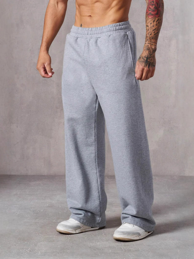 Herren Baggy Jogginghose mit elastischem Bund und seitlichen Taschen Drune