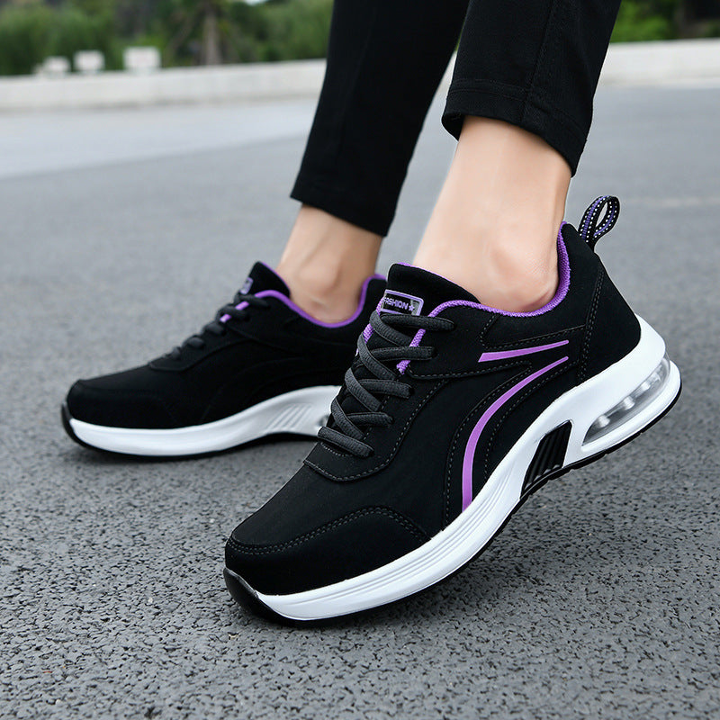 Herren nan luftgedämpfter City-Sneaker mit ergonomischer EVA-Zwischensohle und gepolsterter Knöchelmanschette Drune