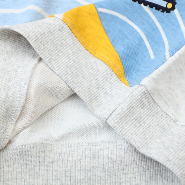 Jungen Sweatshirt mit aufregendem Baustellenfahrzeug-Motiv Drune
