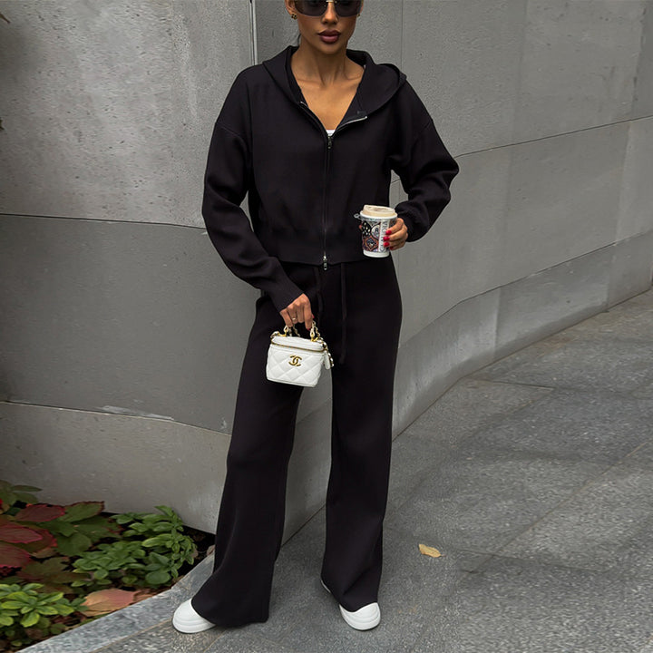 Damen lässiger Hoodie-Set Drune