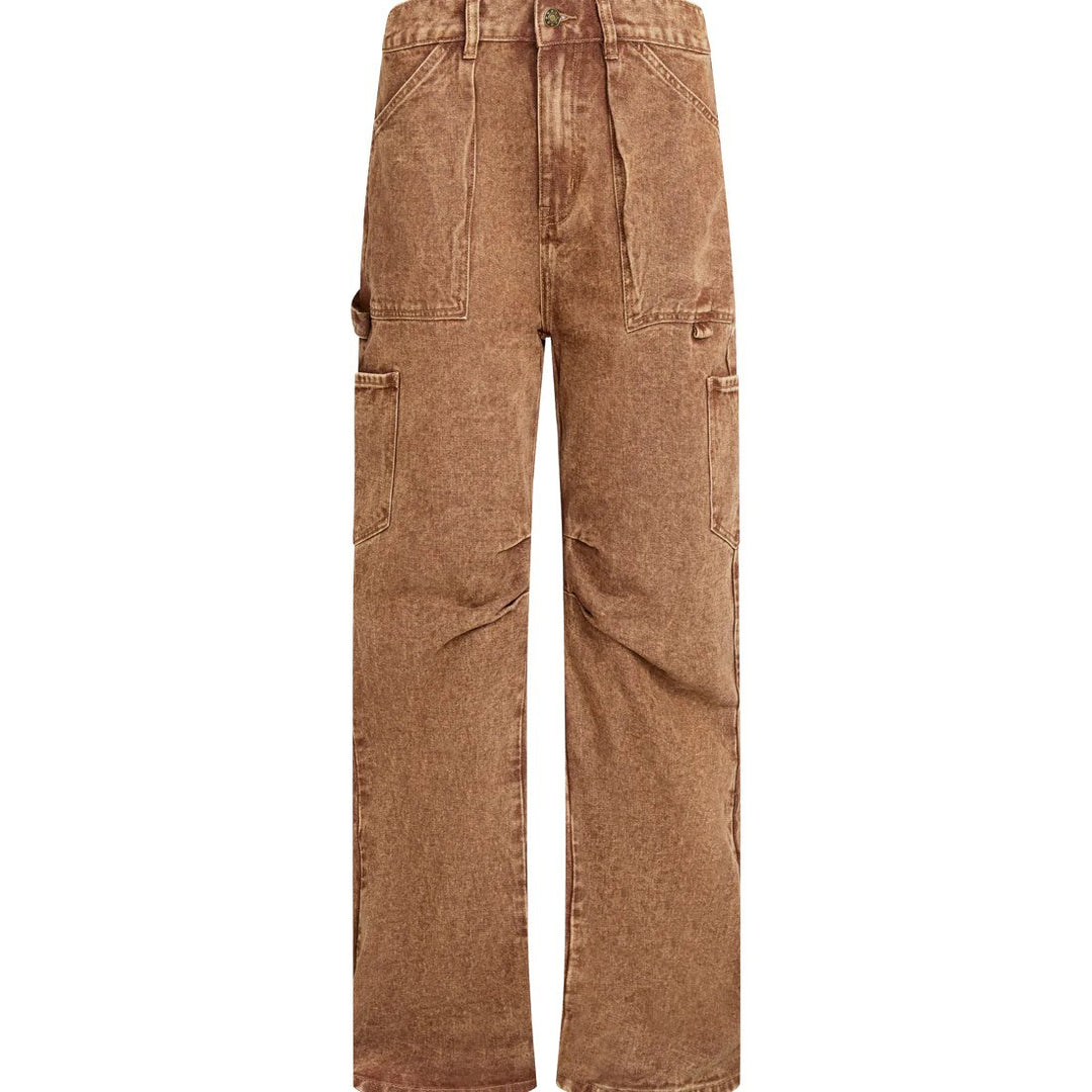 Damen Cargo-Jeans im lässigen Schnitt mit praktischen Taschen Drune