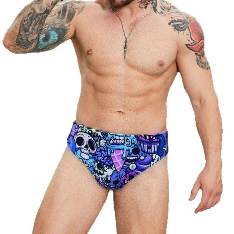 Herren Sportliche Badeshorts mit aufregendem Grafikdesign Drune
