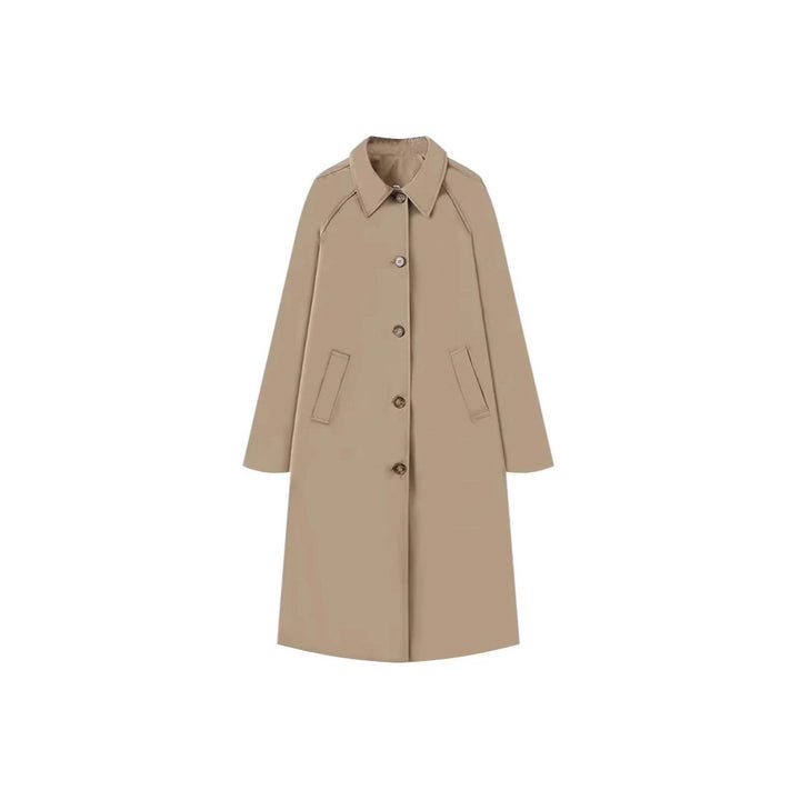 Damen modische Übergangsjacke mit elegantem Stehkragen und praktischen Knopfdetails Drune