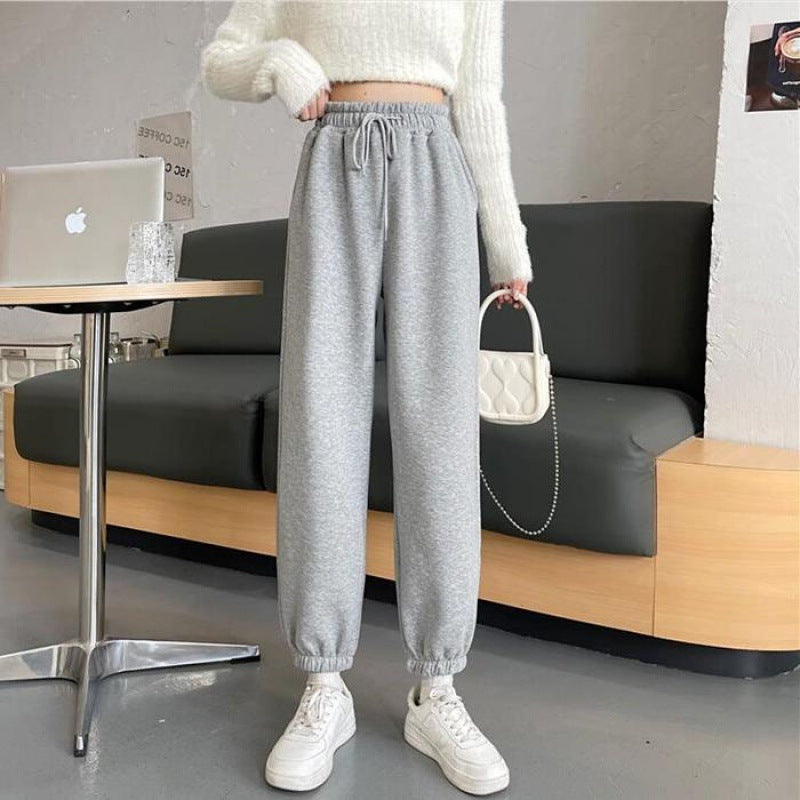Damen Freizeit-Hose mit elastischem Bund und modernen Bündchen Drune