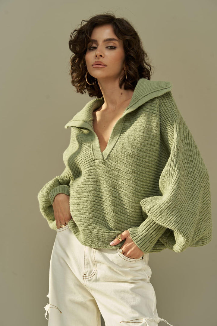 Damen Kuscheliger Oversized Pullover Drune