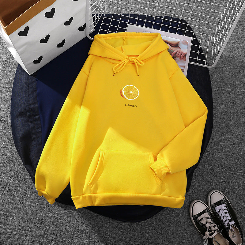 Damen Hoodie mit fruchtigem Melonenmotiv Drune