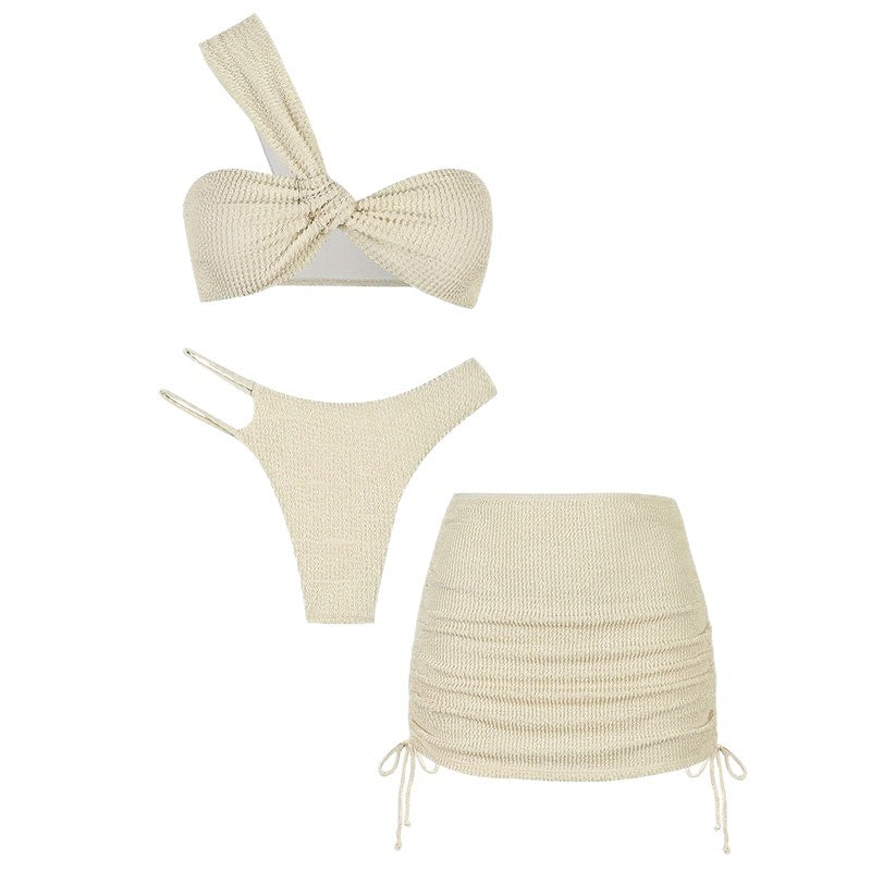 Damen Strandidyll Bikini-Set mit raffinierten Rüschendetails Drune