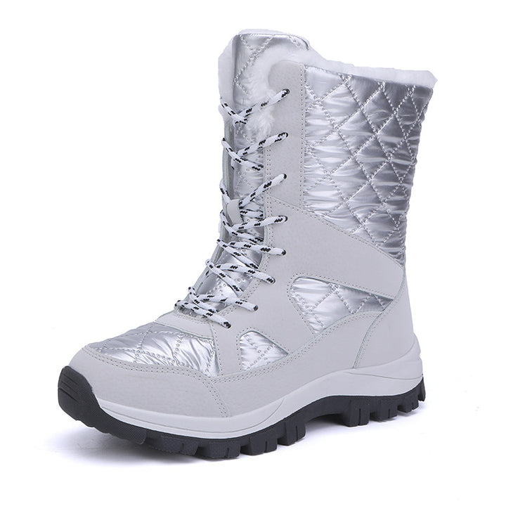 Damen Winterstiefel mit isolierender Fütterung und rutschfester Sohle Drune
