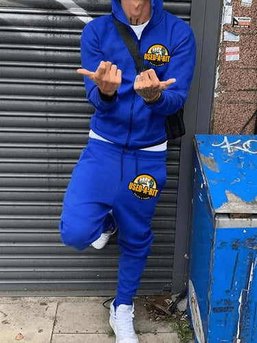 Herren Hoodie und Jogginghose Set mit klassischem Logo und komfortablem Schnitt Drune