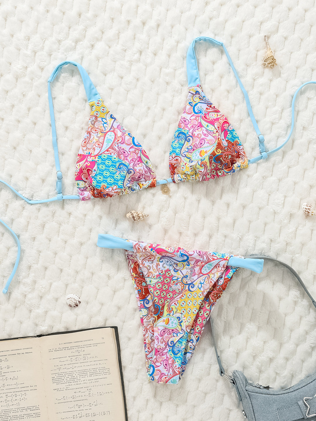 Damen Bikini-Set mit floralem Design Drune