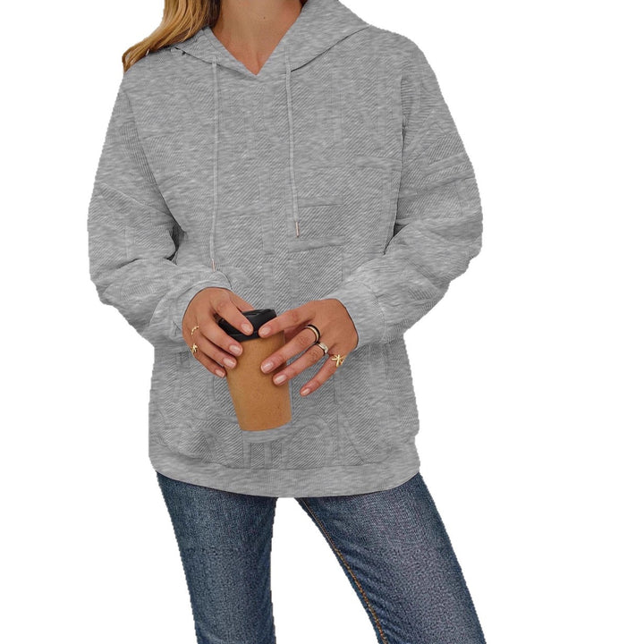 Damen Oversize Kapuzenpullover mit strukturiertem Design Drune