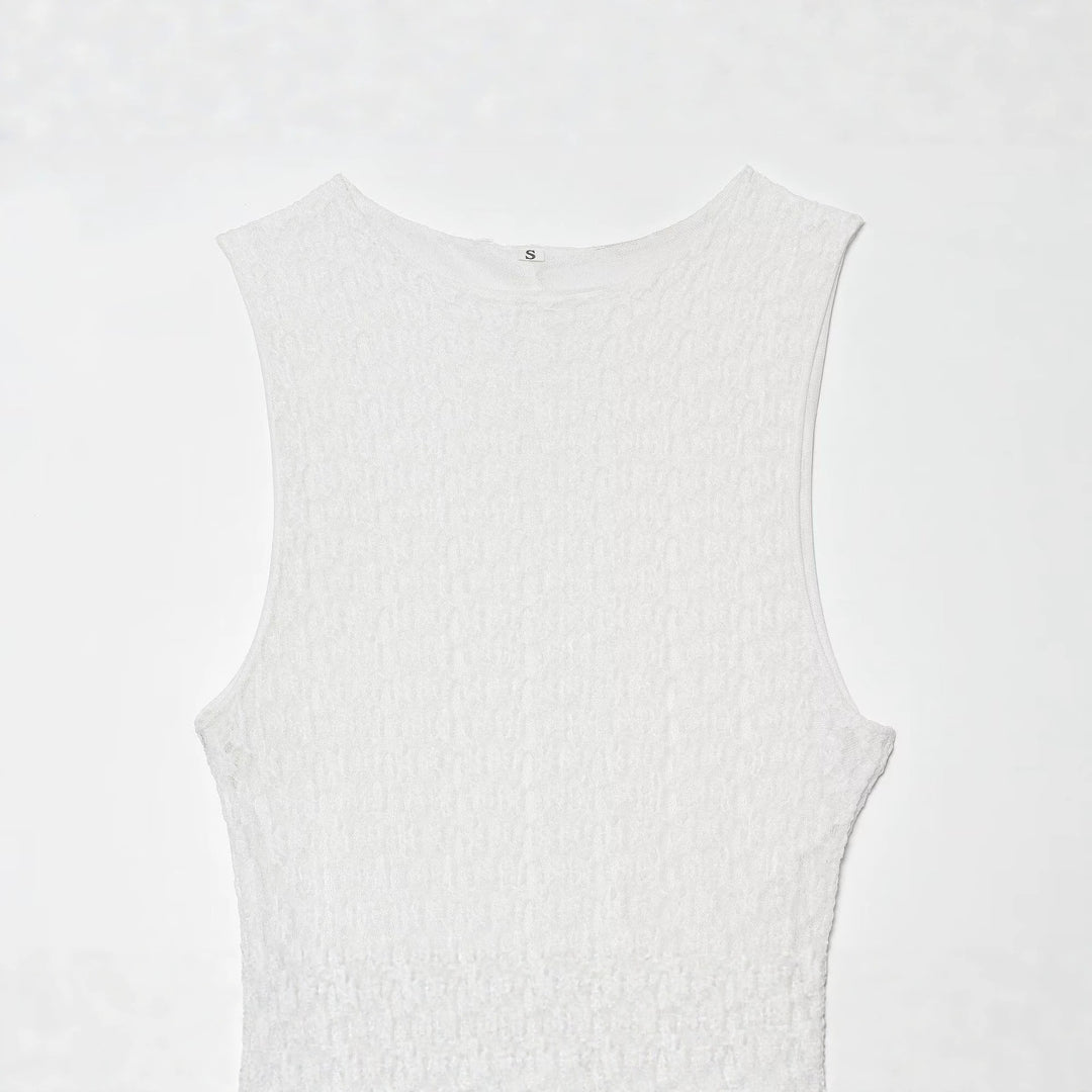 Damen elegantes Langarmkleid mit asymmetrischem Saum und feinen Texturen Drune