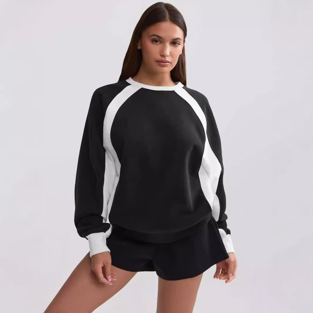 Damen Sportlicher Sweatshirt Drune